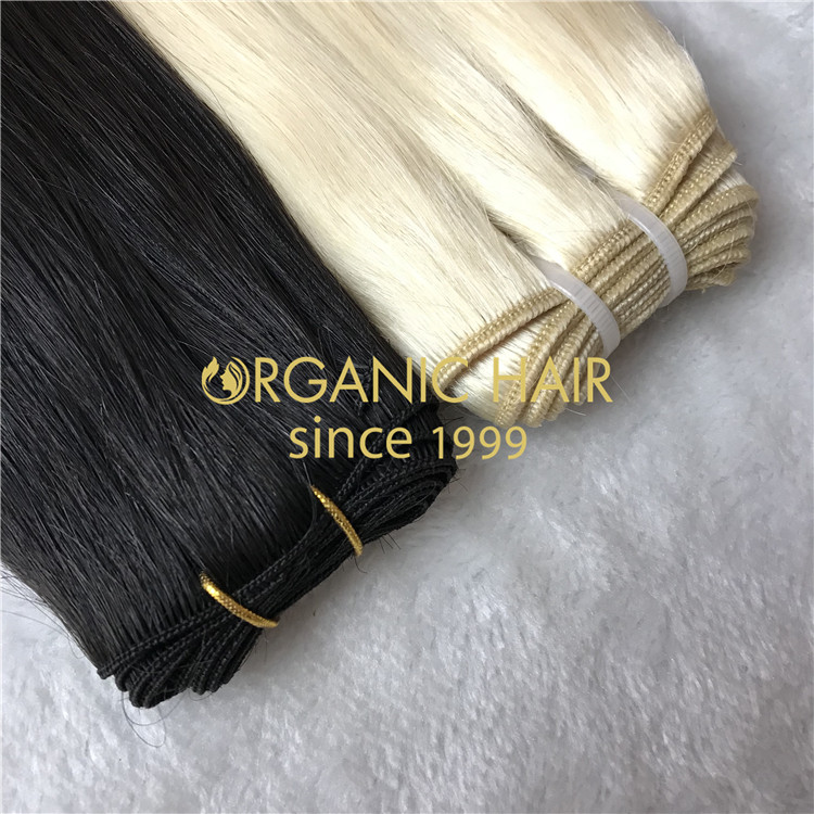 Hair extensions to order--Hand tied weft C14